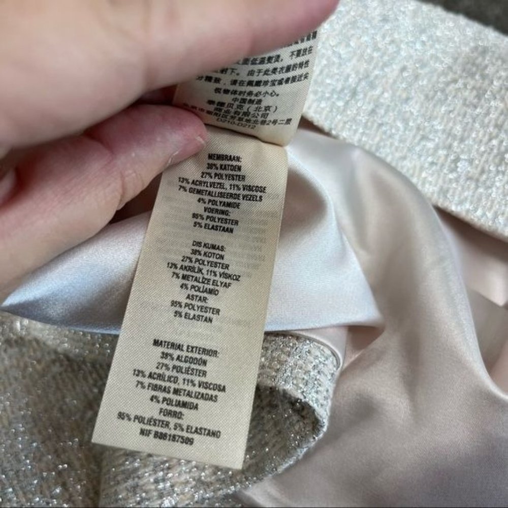 TED BAKER Langley Filippa Strapless Metallic Dress - Picture 11 of 14